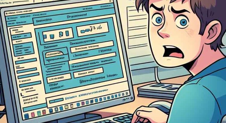 Confusing Website Navigation