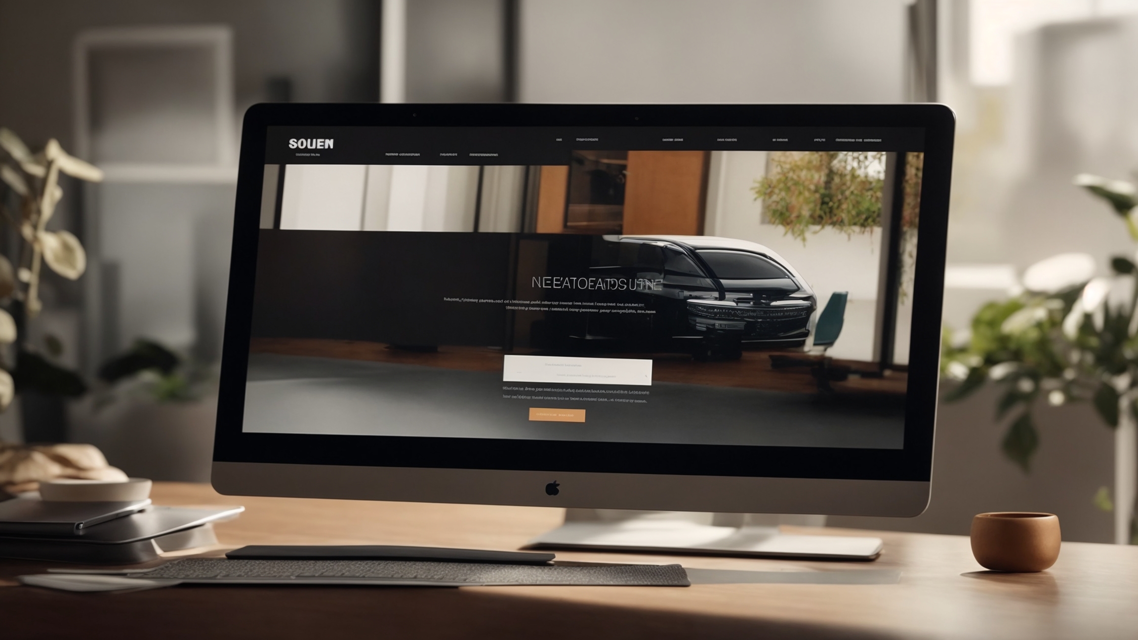 Modern user engaging with web design and UX interface