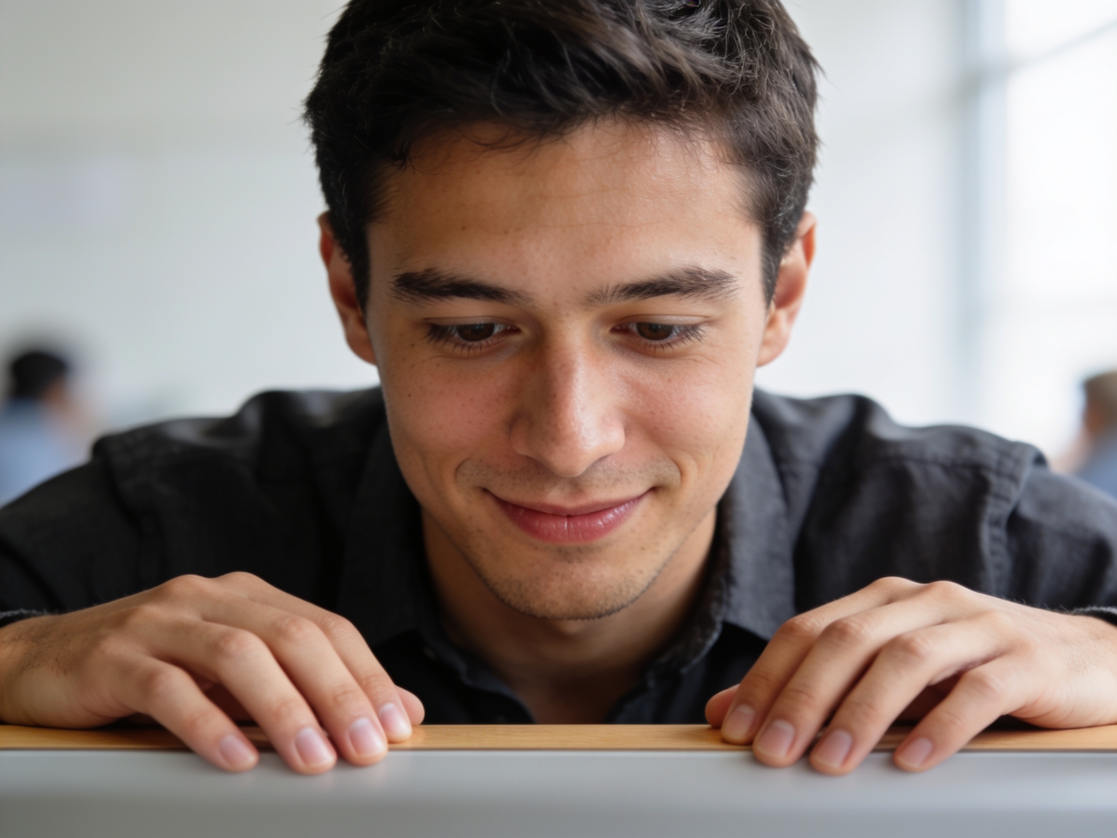 Web developer working on code and SEO strategy